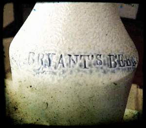 Joel Bryant ceramic mead bottle